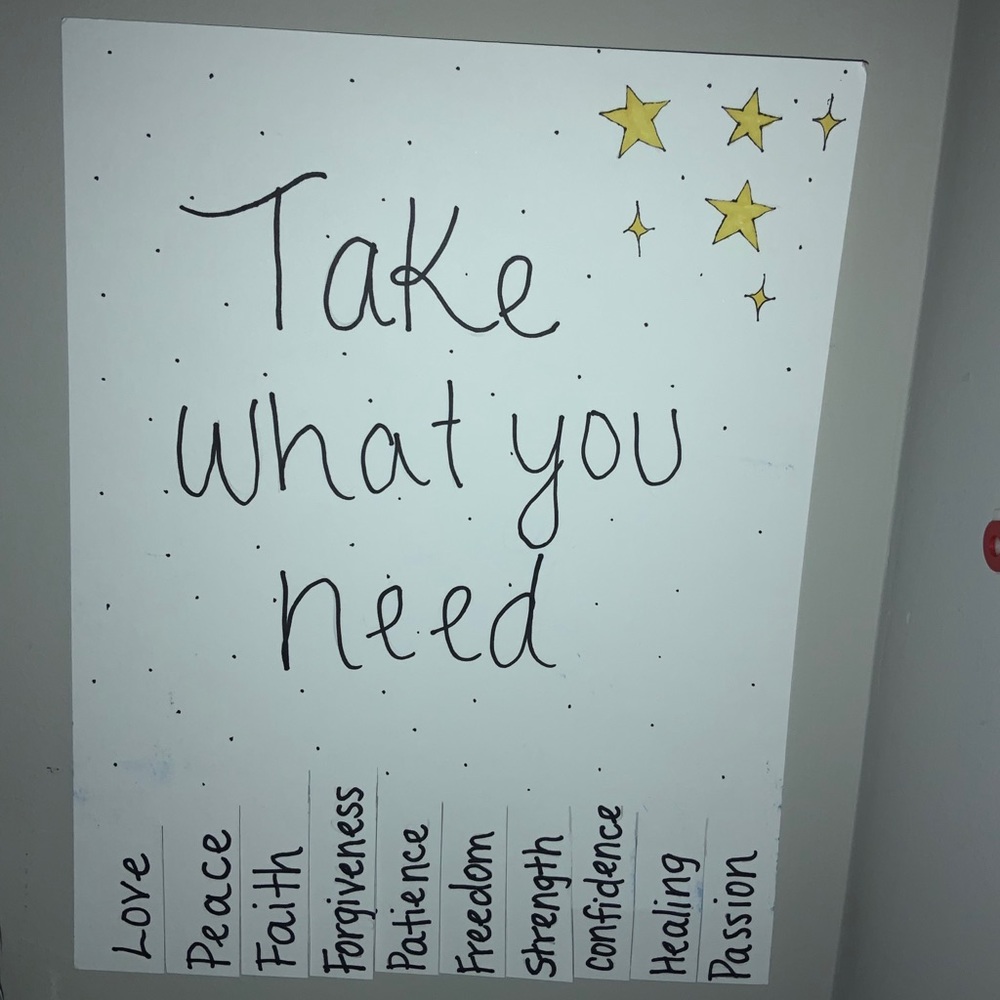 Take what you need Wall art